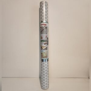 Brand New Grey and White Honeycomb style Contact Paper